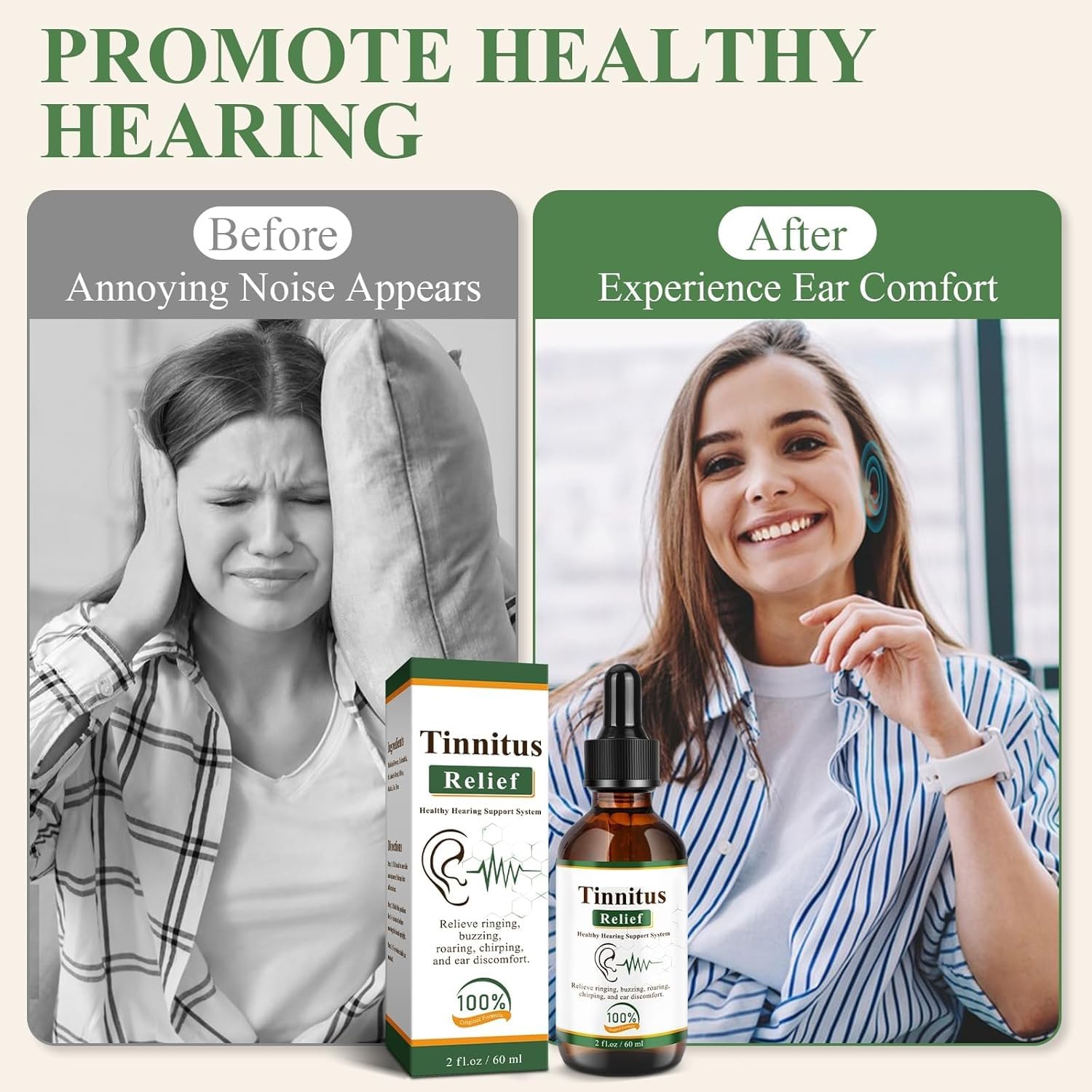 Tinnitus Relief Drops (کان کےتمام مسائل کےلیے)